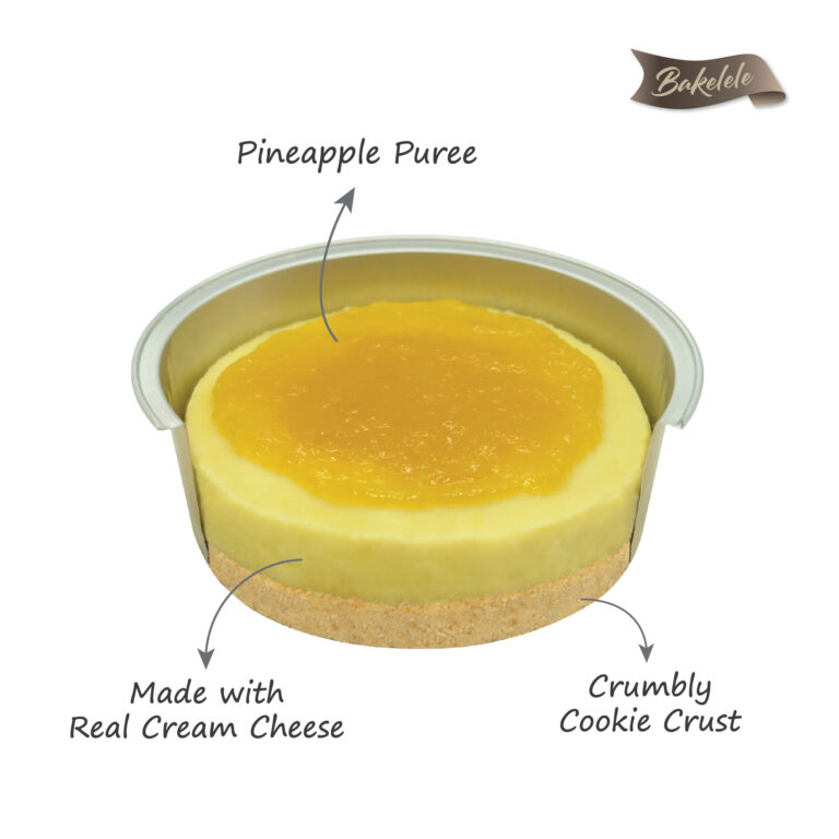 Pineapple Cheesecake Opened Container