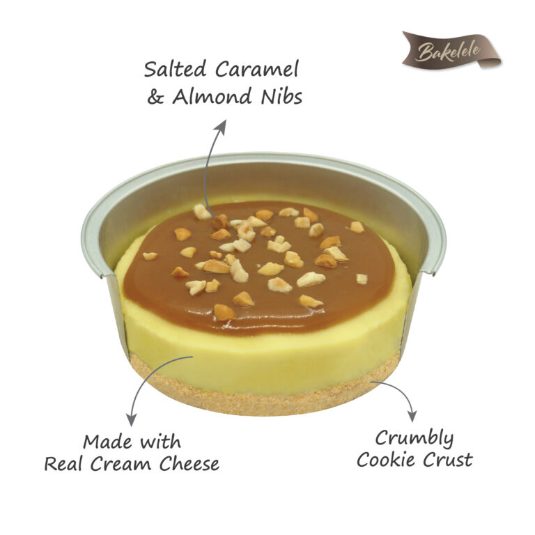 Salted Caramel Cheesecake Opened Container